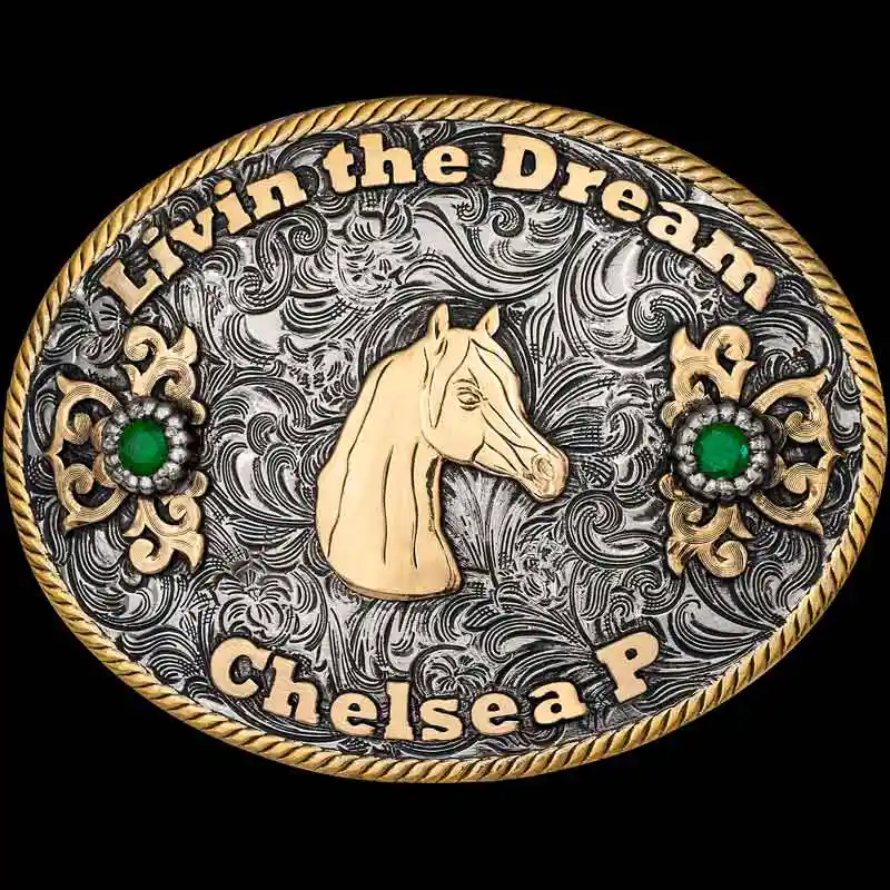 Cowboy King Belt Buckle