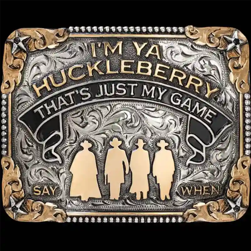 Huckleberry Belt Buckle (In Stock)