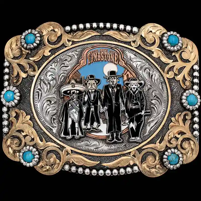 Dog Creek Belt Buckle 