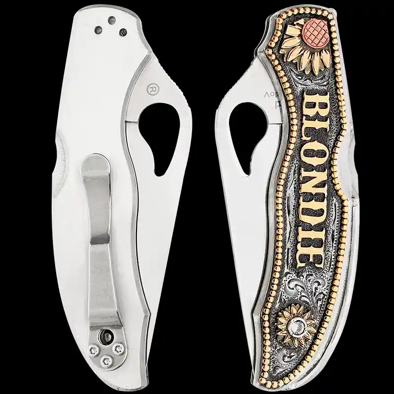 Desert Bloom Custom Knife