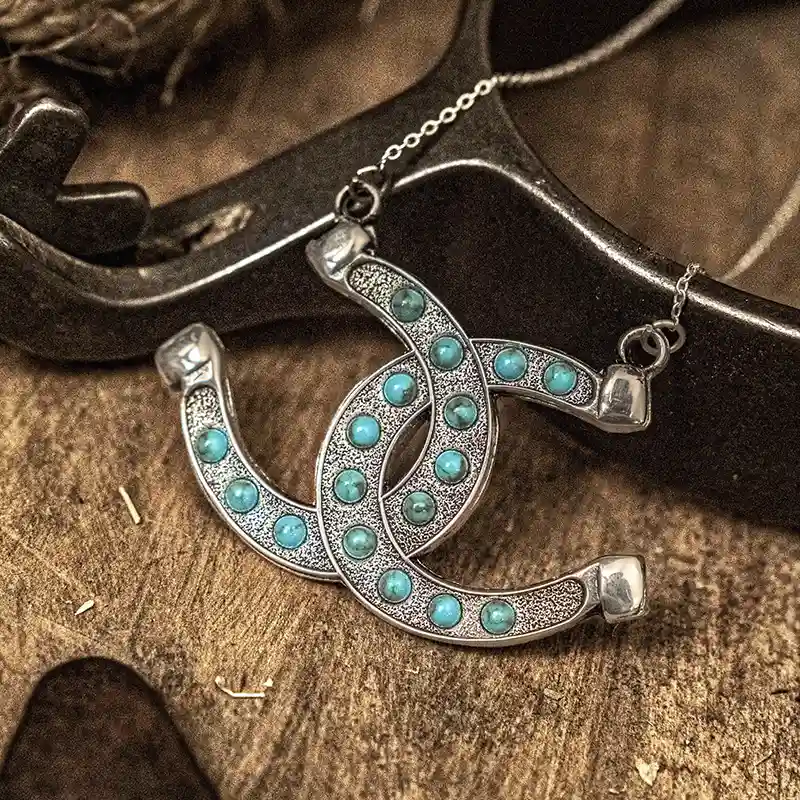 Southern Luck Horseshoe Necklace (In Stock)