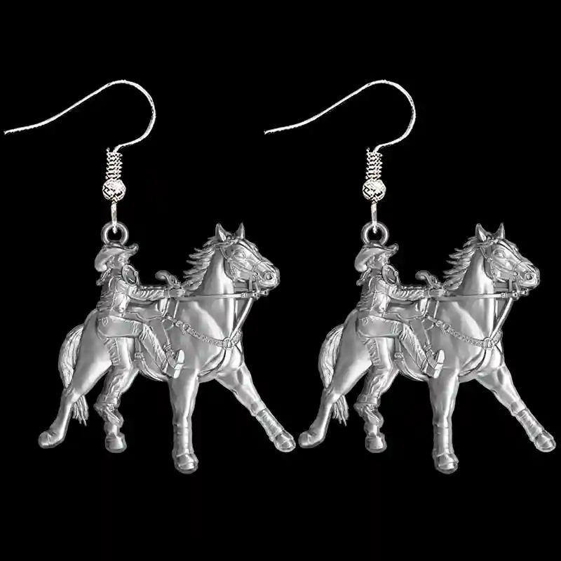Calf Roping Earrings