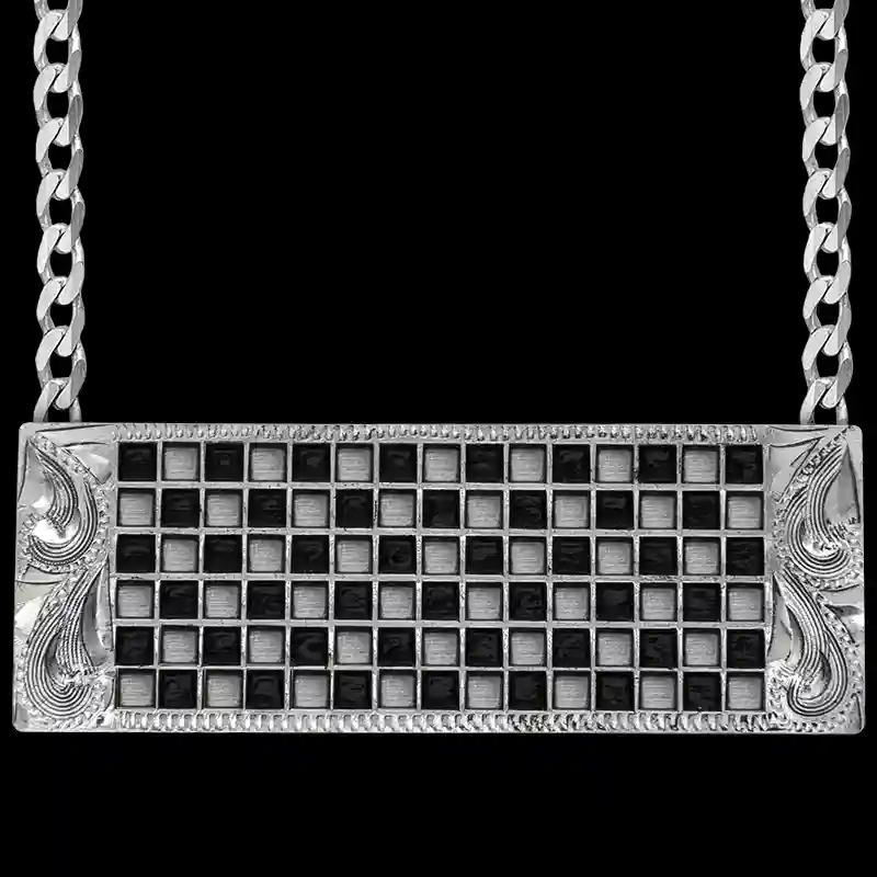 Checkerboard Custom Pendant