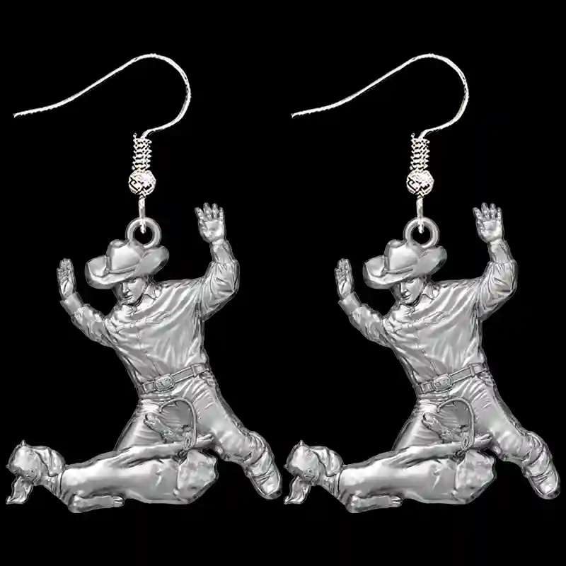 Goat Tying Earrings