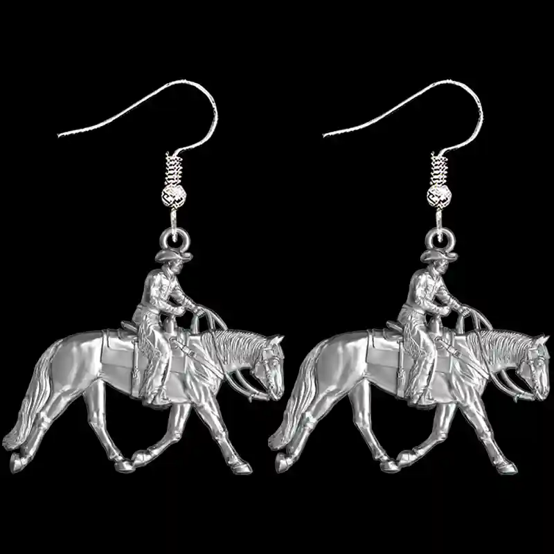 Ranch Rider Man Earrings