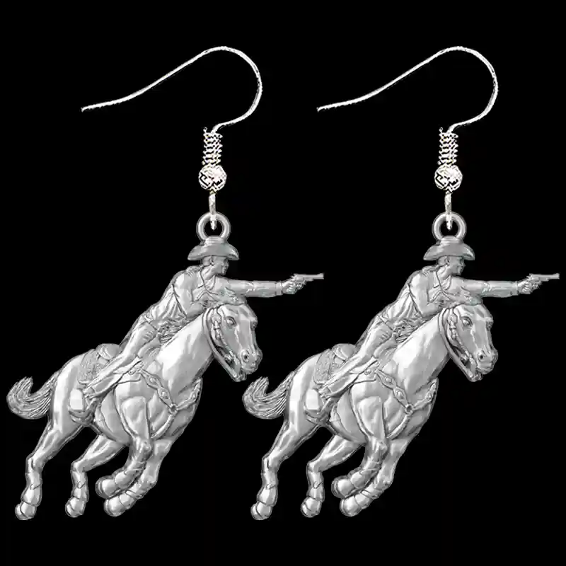 Mounted Shooter Earrings