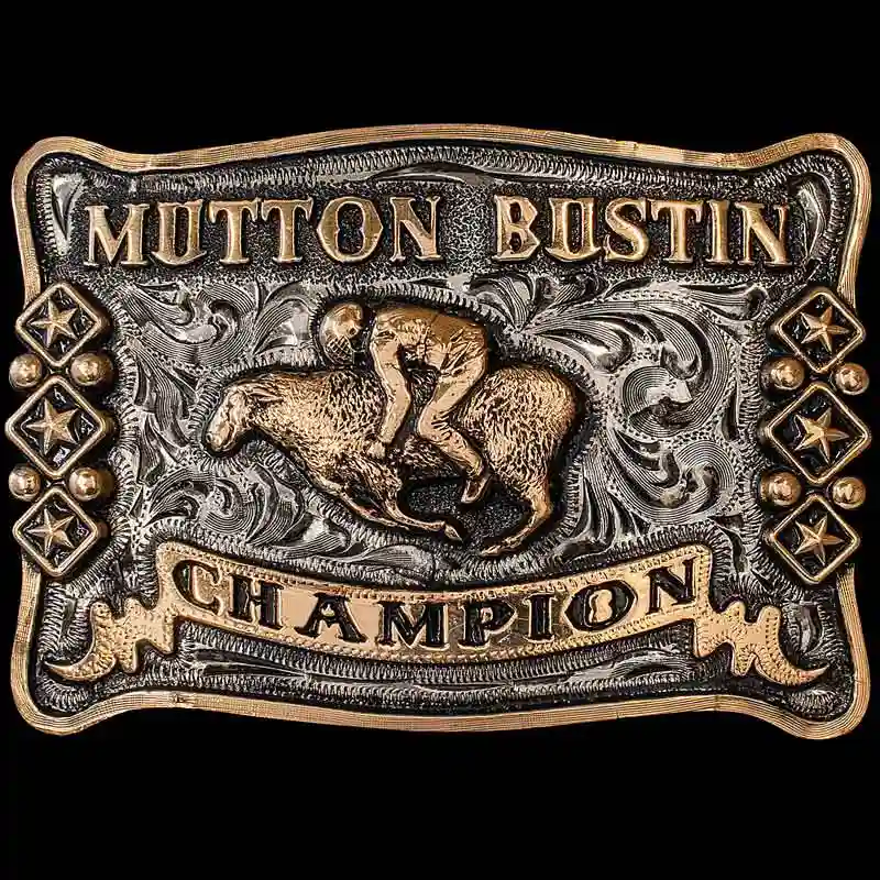 Mutton Bustin Champion Belt Buckle (In Stock)