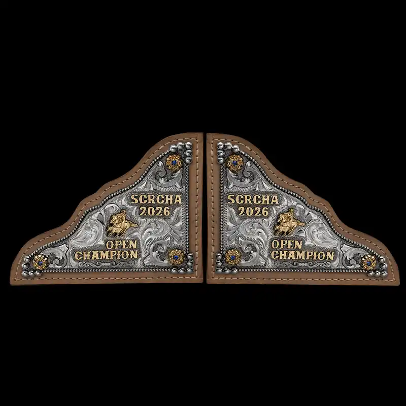 Saddle Blanket Trophy Plate
