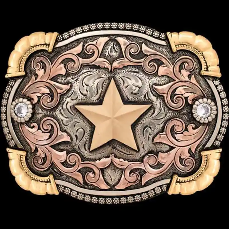 Gold Star Belt Buckle (In Stock)