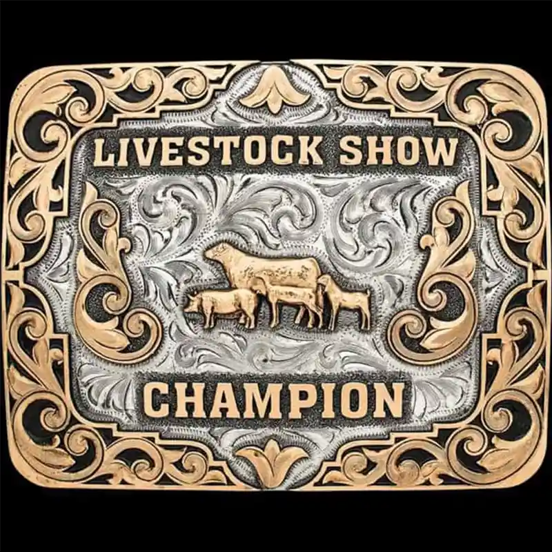 Showman Champion Belt Buckle (In Stock)