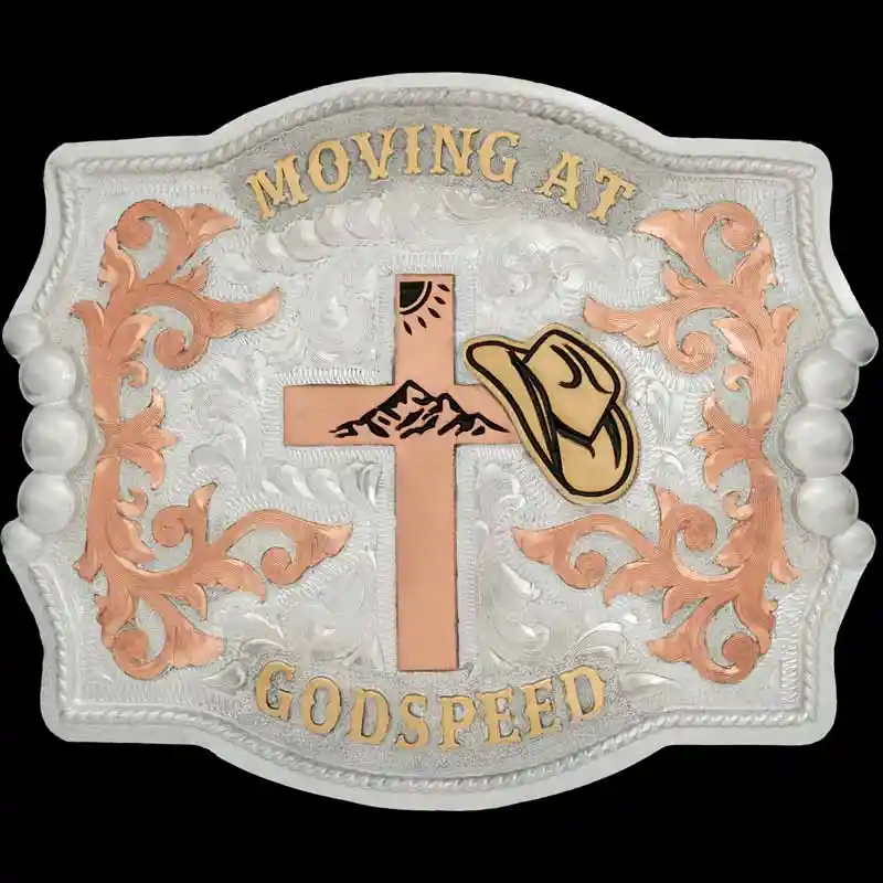 Cross Belt Buckle (In Stock)