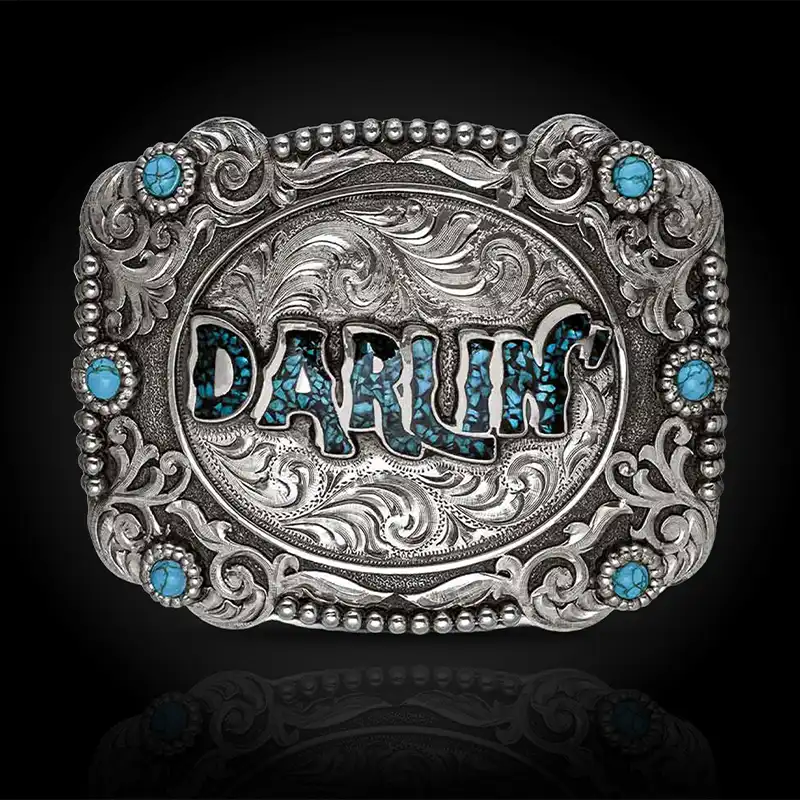Darlin Turquoise Belt Buckle (In Stock)