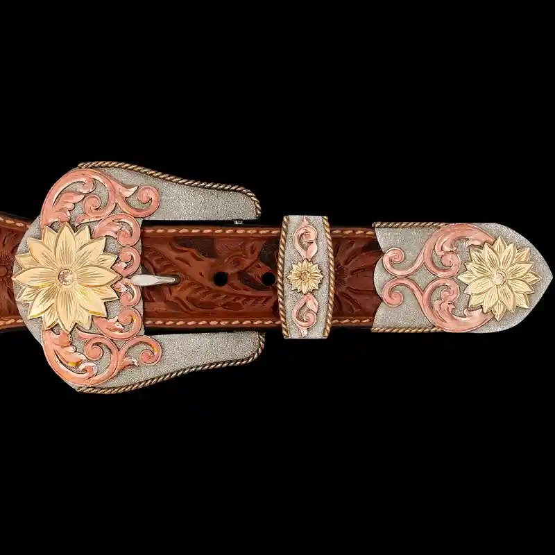 Florence Custom Three Piece Buckle Set