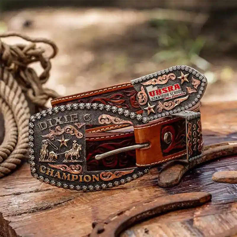 Wilmington Custom Three Piece Buckle Set