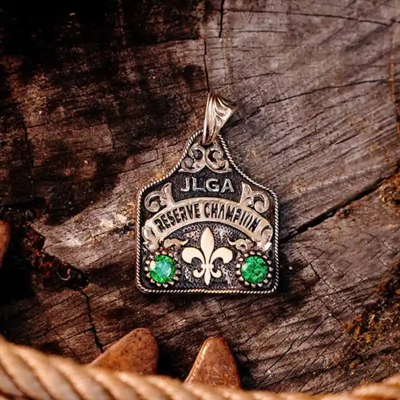 Tux Classic Cow Tag Necklace