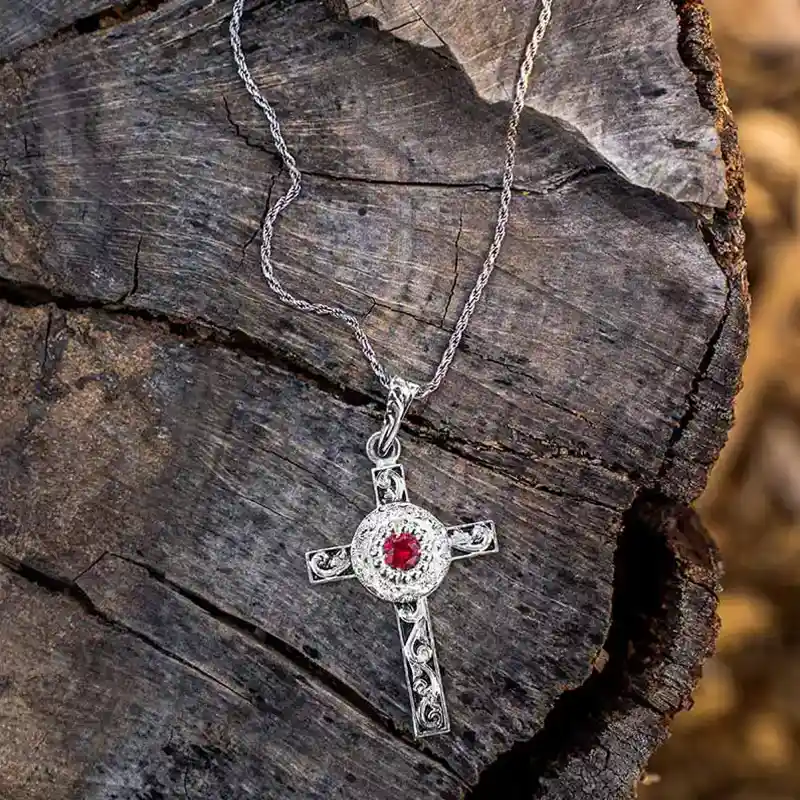 Micah Custom Cross Pendant
