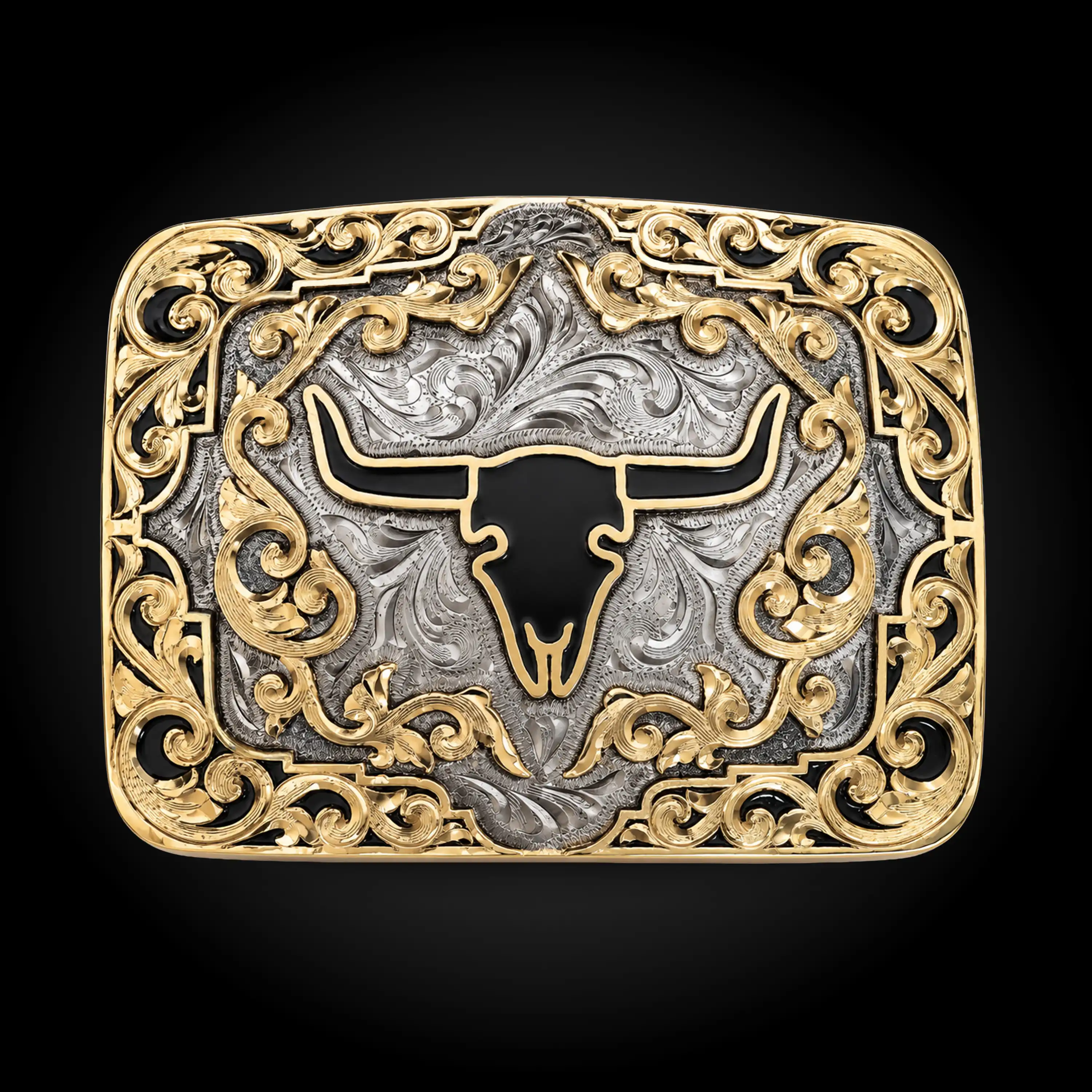 Longhorn Belt Buckle (In Stock)