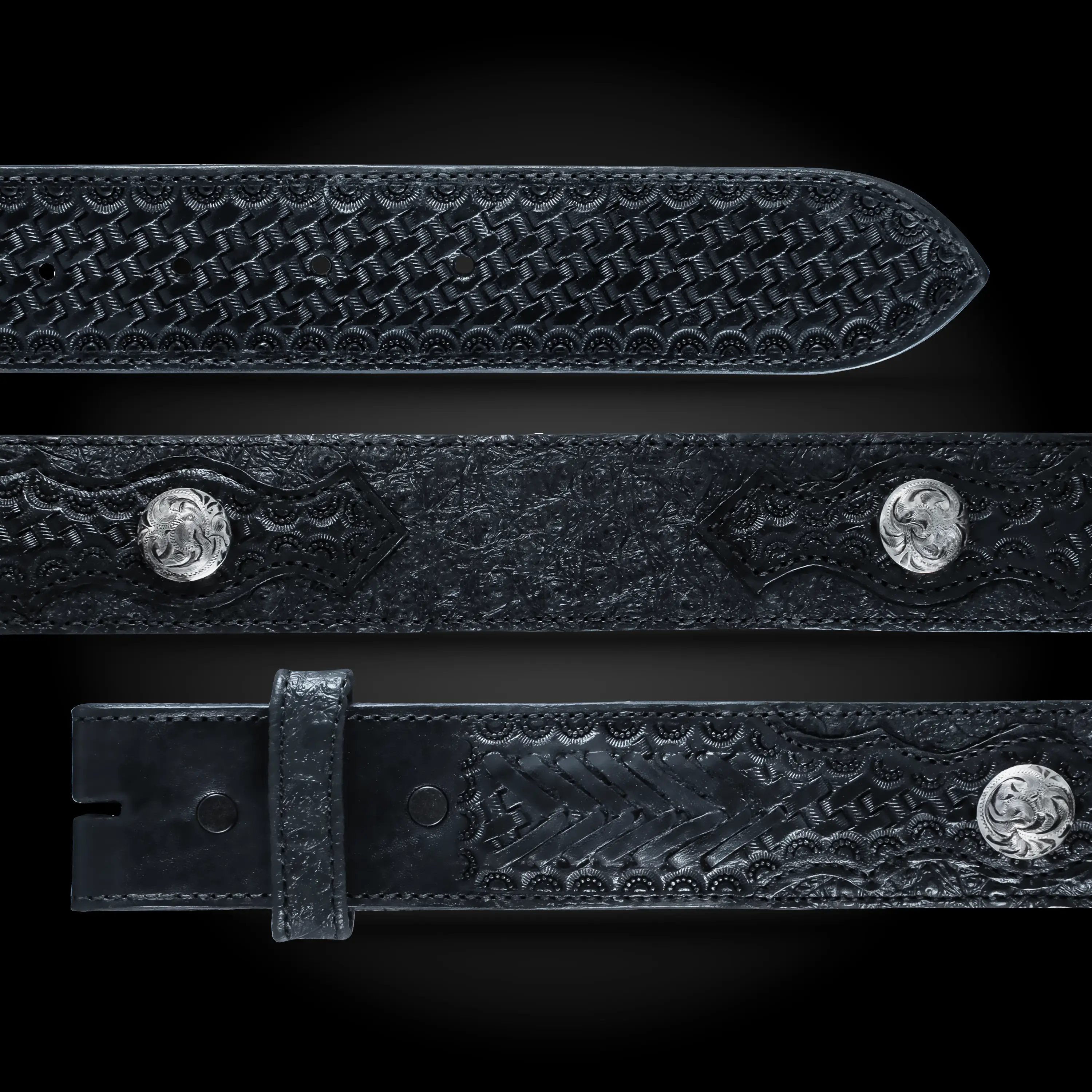 Mahogany Leather Belt