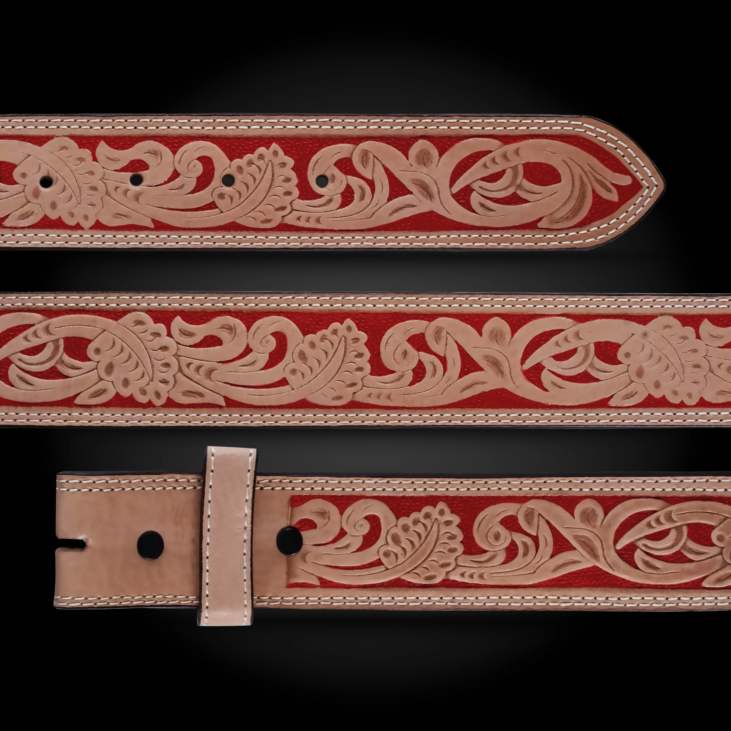Red Cedar Leather Belt