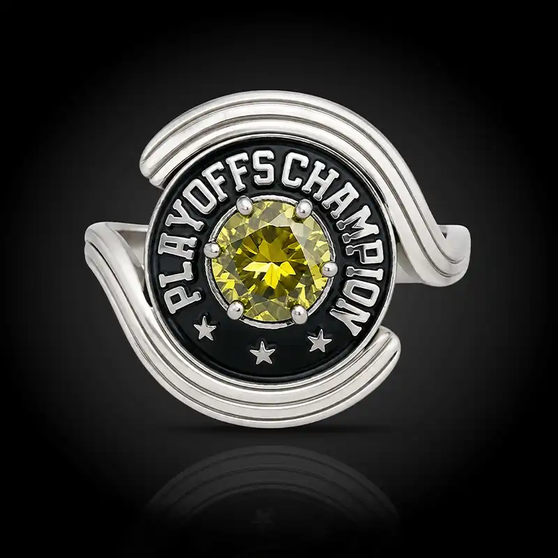 Blue Ribbon Custom Ring