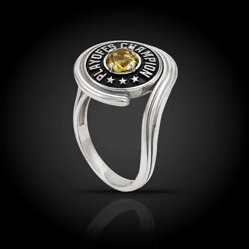 Blue Ribbon Custom Ring