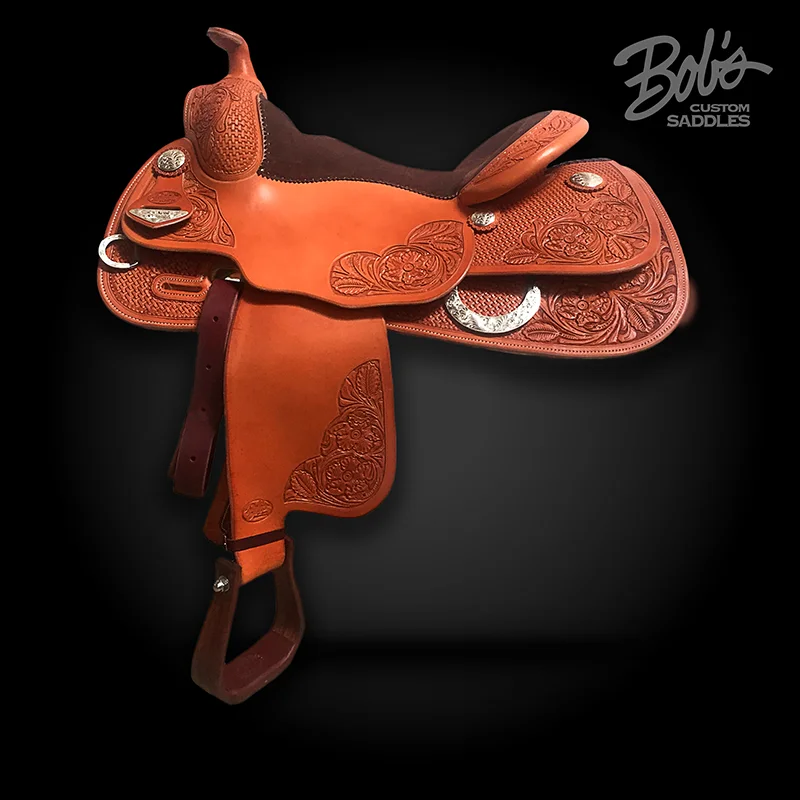 Duane Latimer 536 premium western saddle crafted for rider comfort and performance.